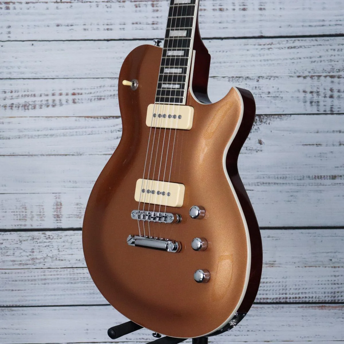 Reverend Roundhouse 290 Electric Guitar | Metallic Bronze - Image 5