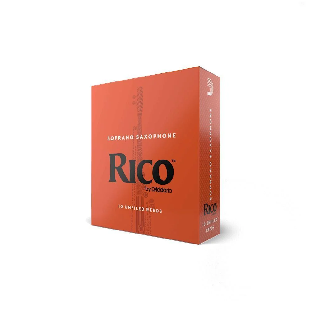 D'Addario Rico Soprano Sax Reeds | 2.5 | 10-Pack