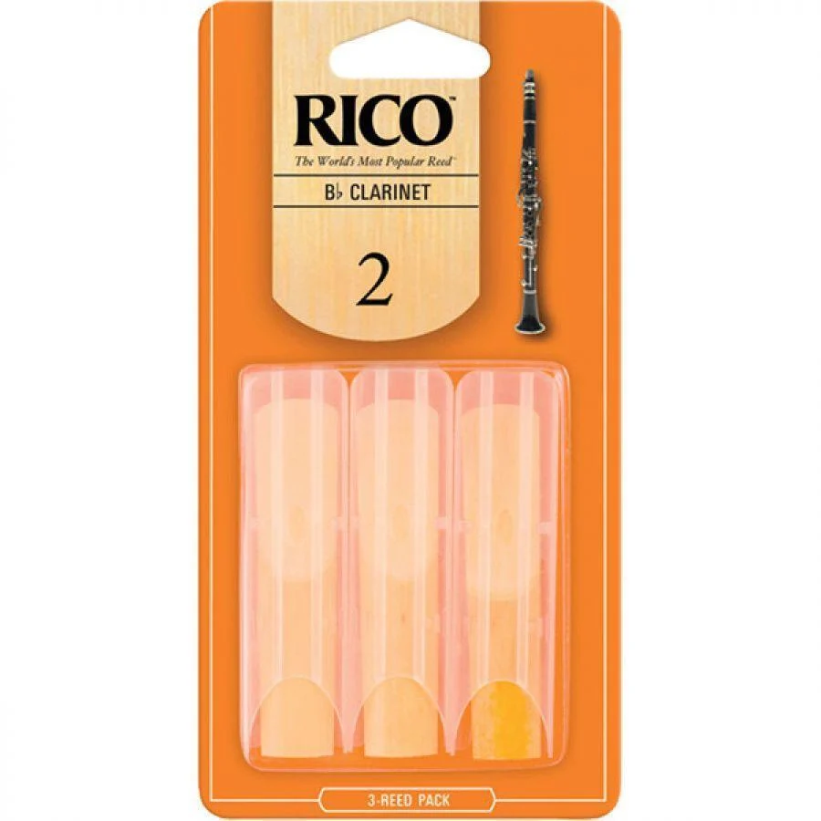 Rico Clarinet Reed | 2.0 | 3-Pack
