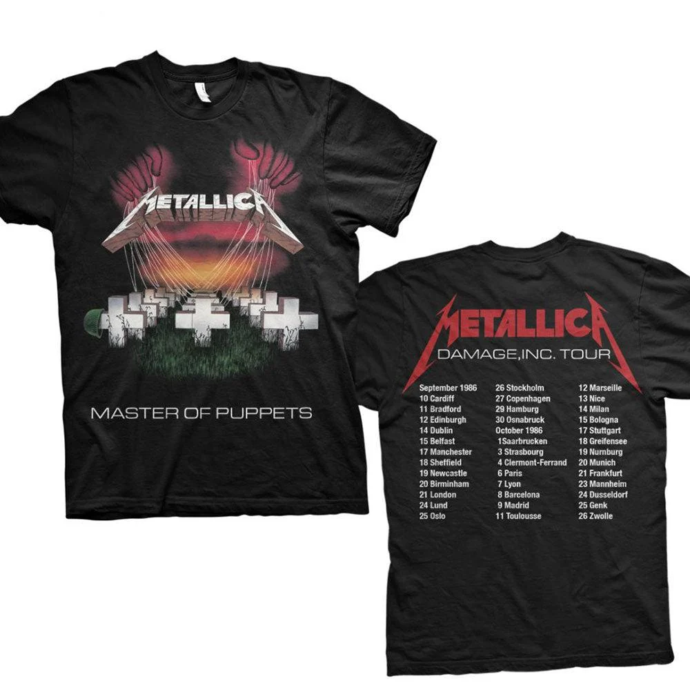 Rock Off Metallica Unisex T-Shirt | Master Of Puppets | Medium