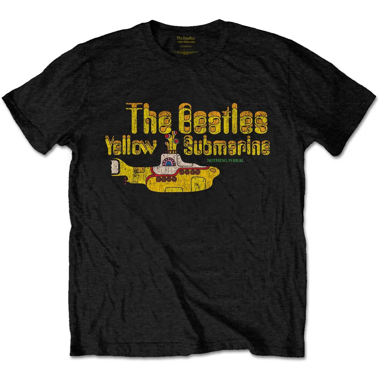 Rock Off The Beatles Unisex T-Shirt | Nothing Is Real | XL