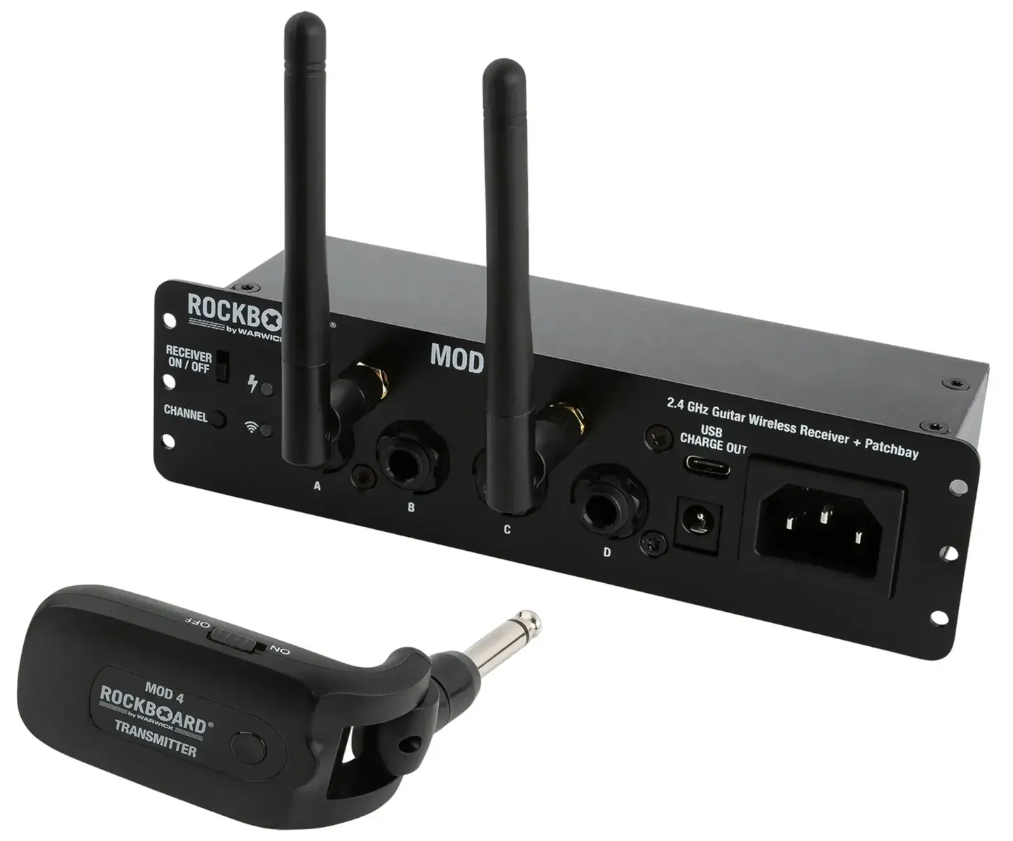 Rockboard MOD 4 with XVive U2 transmitter
