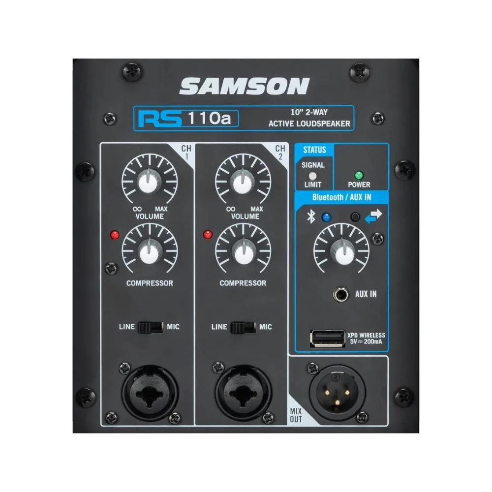 Samson 10inch 2-Way Active Loudspeaker w/Bluetooth - Image 5
