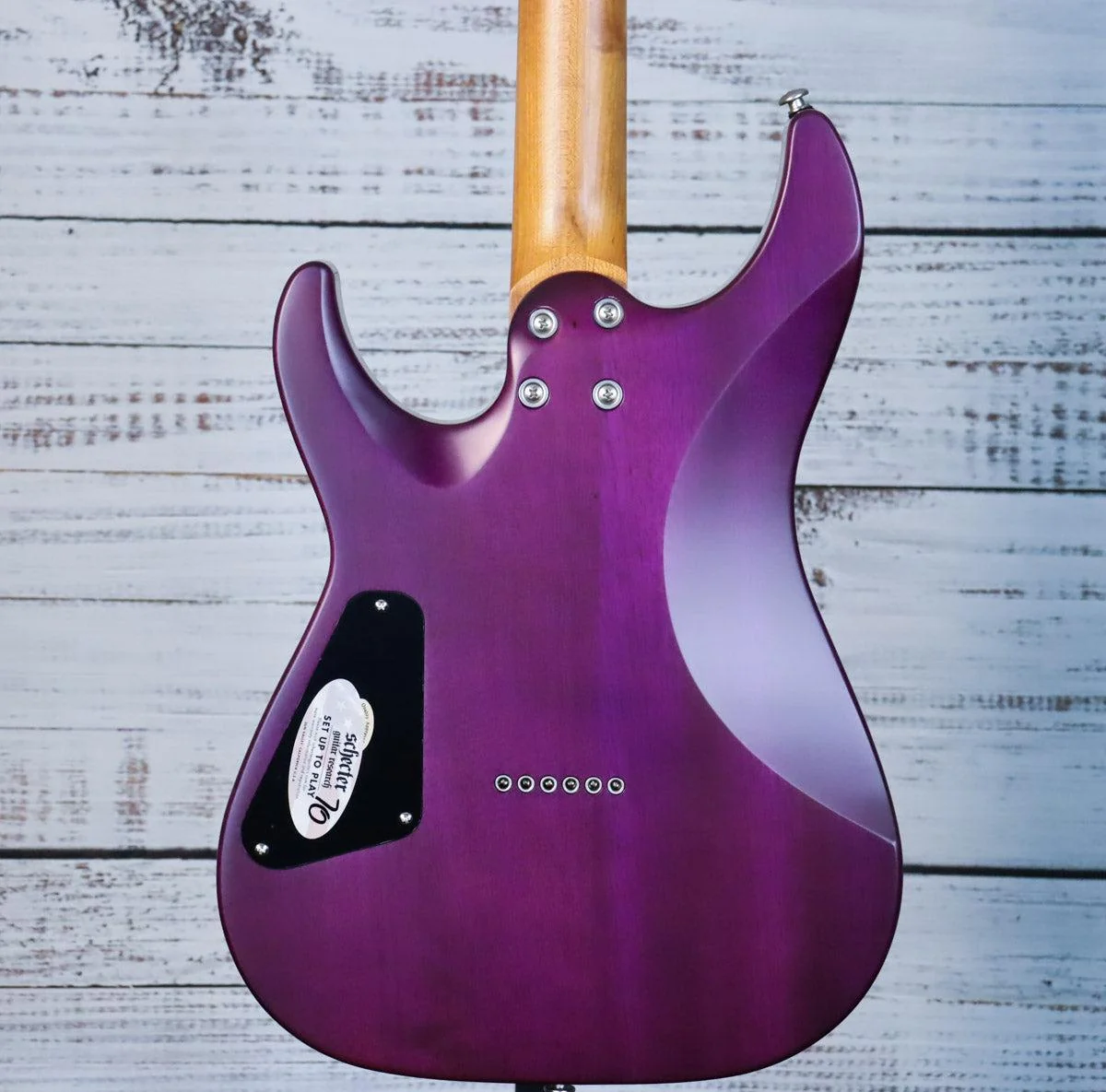Schecter C-1 Standard Plus | Transparent Purple Burst - Image 2