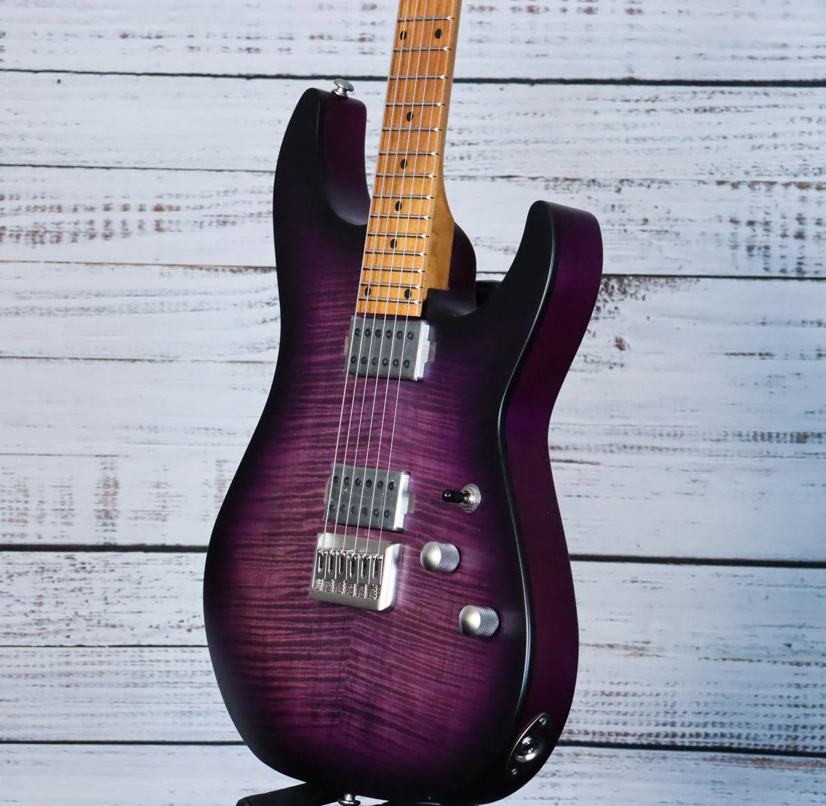 Schecter C-1 Standard Plus | Transparent Purple Burst - Image 5
