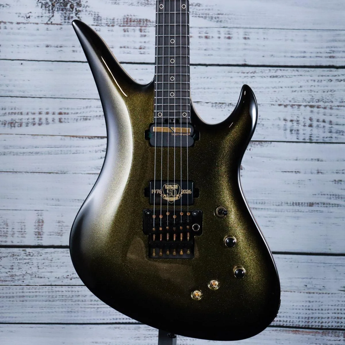 Schecter Avenger FR-S 50th Anniversary Electric Guitar w/Case | Gold Burst