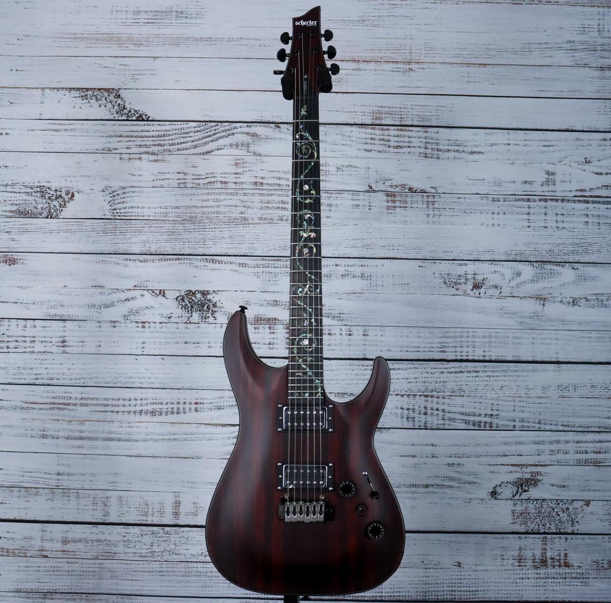 Schecter C-1 Exotic Ebony Guitar | Natural Satin (FREE SHIPPING) - Image 2