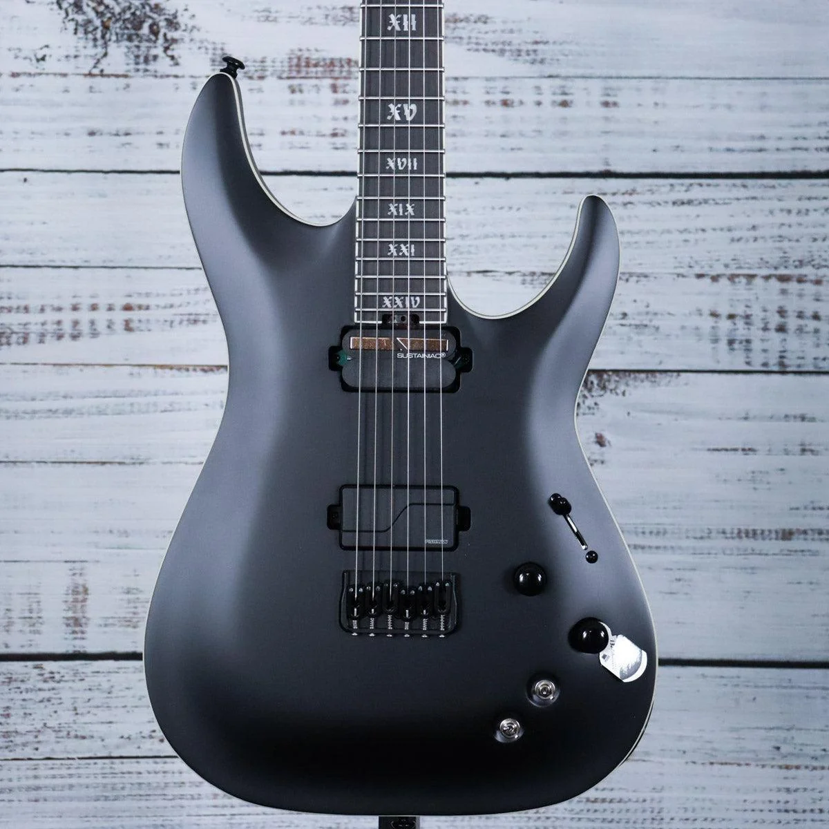 Schecter C-1 HT S SLS Evil Twin Electric Guitar | Satin Black