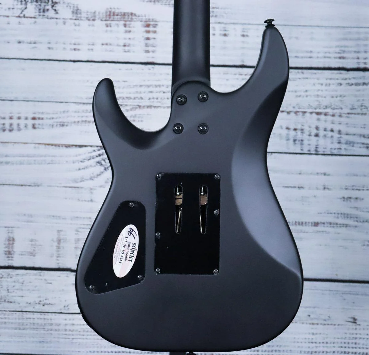 Schecter Damien 6 FR | Satin Black - Image 2
