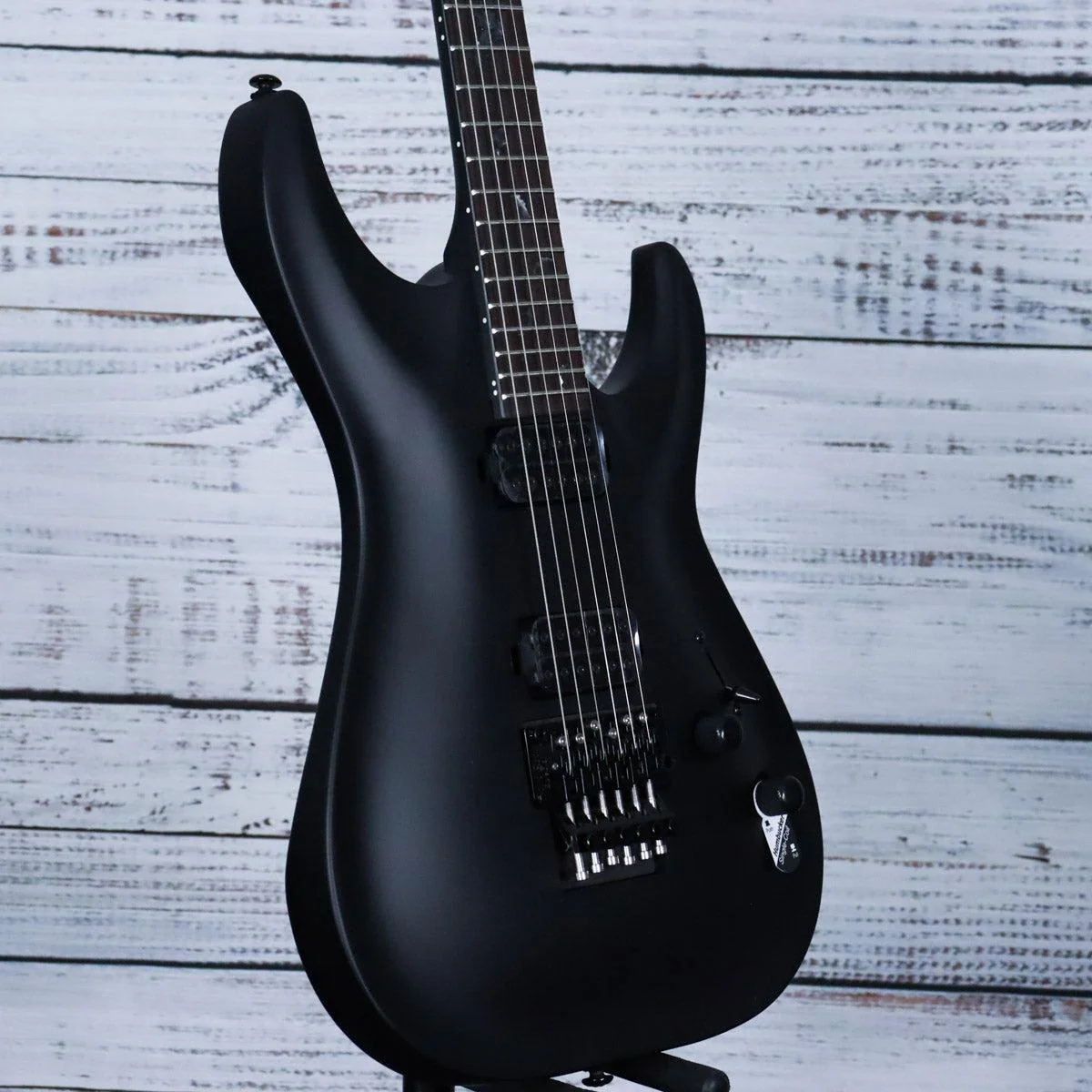 Schecter Damien 6 FR | Satin Black - Image 4