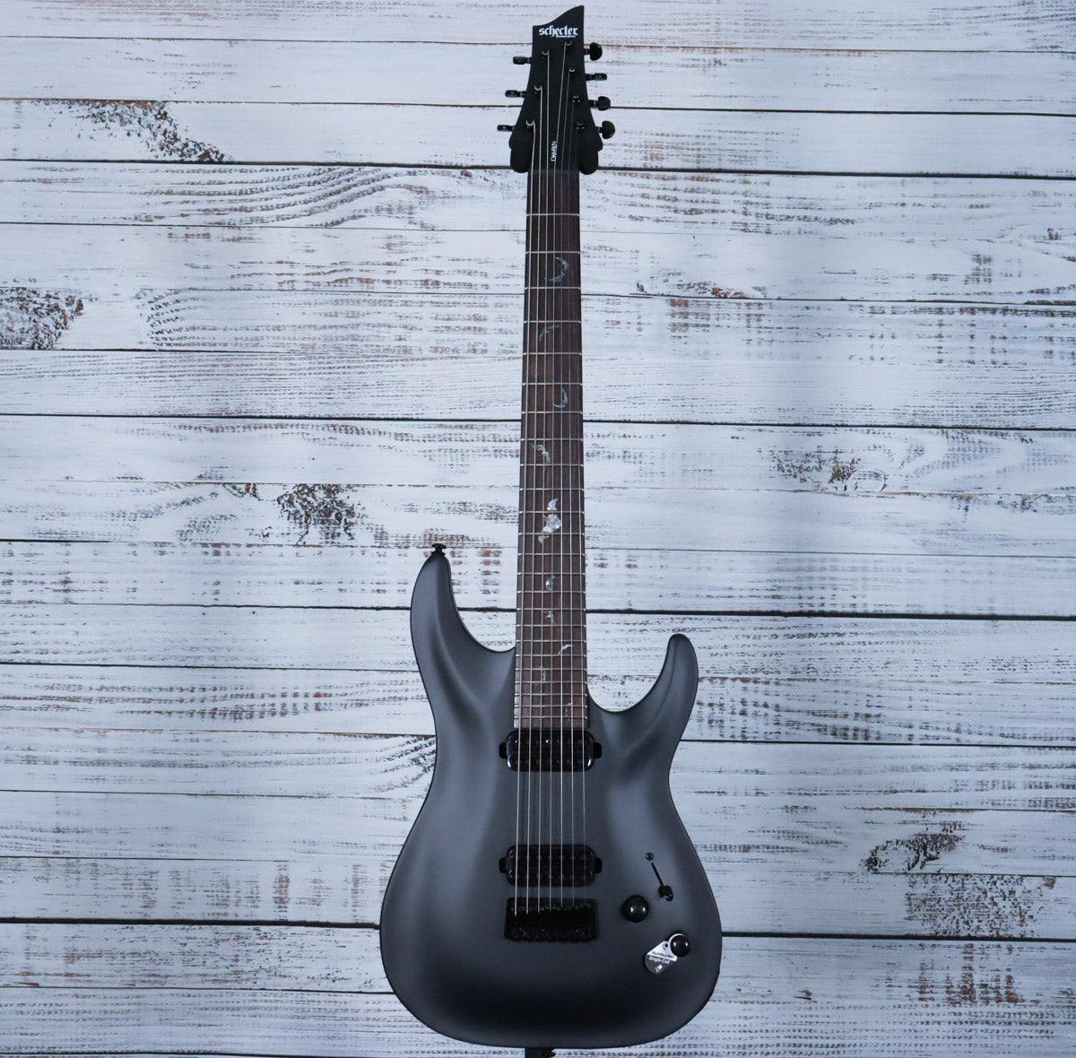Schecter Damien 7-String Electric Guitar | Satin Black - Image 2