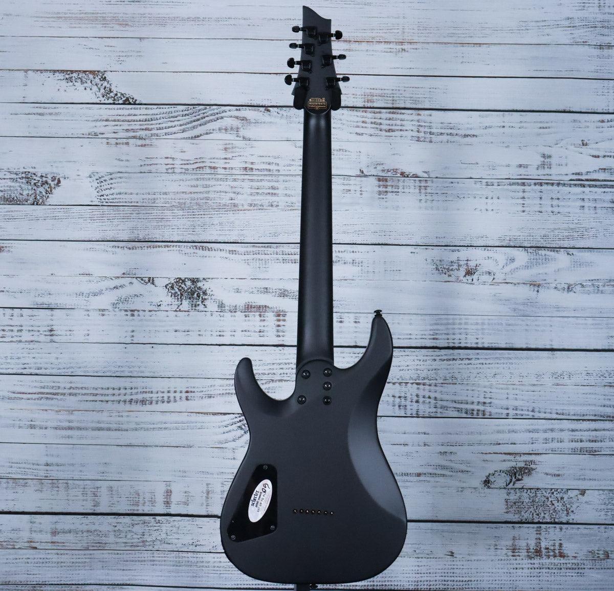Schecter Damien 7-String Electric Guitar | Satin Black - Image 3