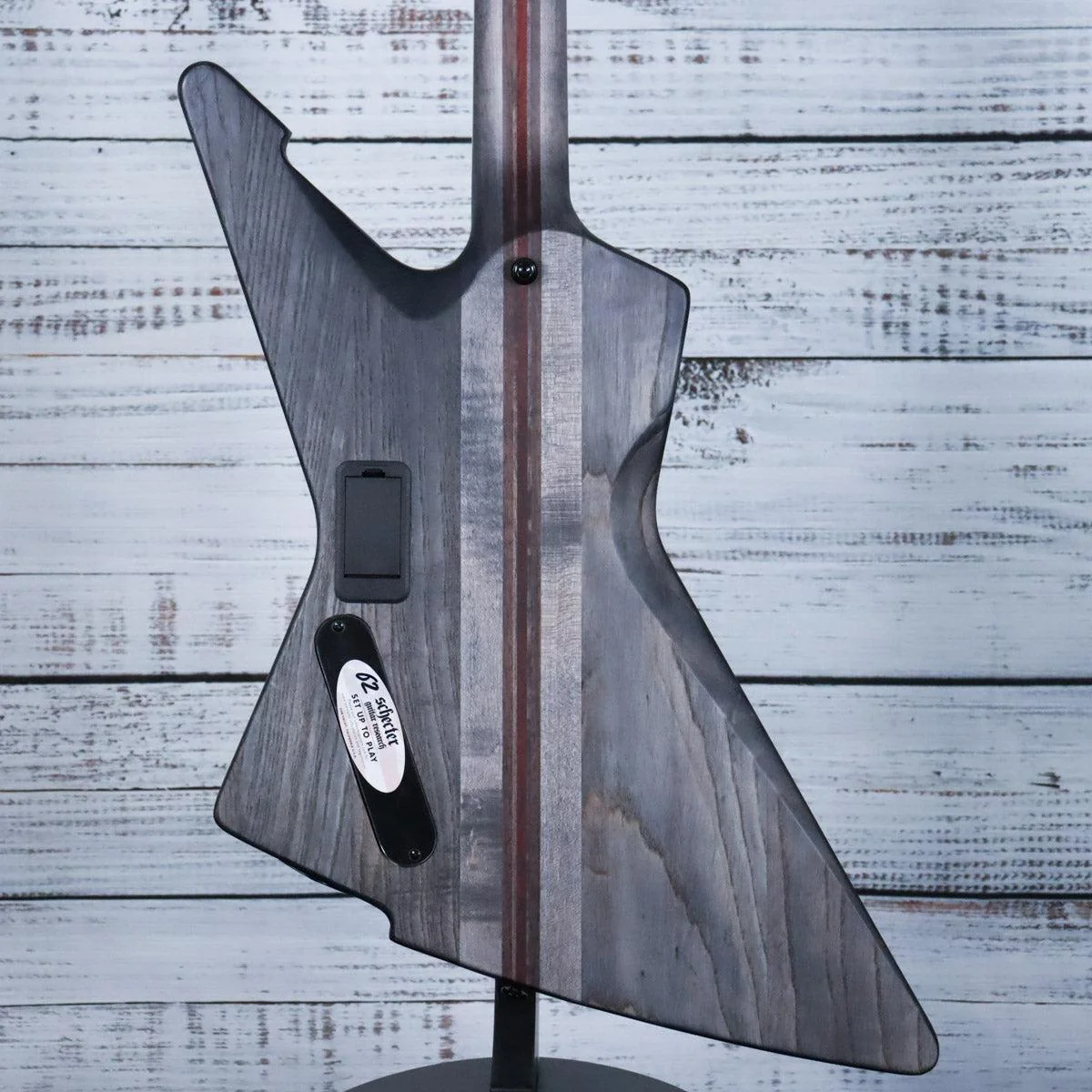 Schecter E-1 SLS Evil Twin Electric Guitar | Satin Black - Image 2