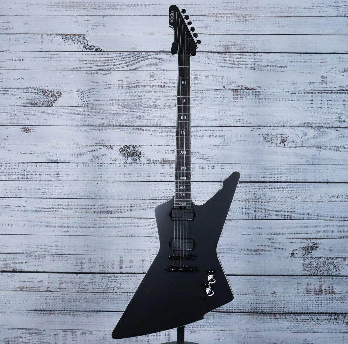 Schecter E-1 SLS Evil Twin Electric Guitar | Satin Black - Image 3