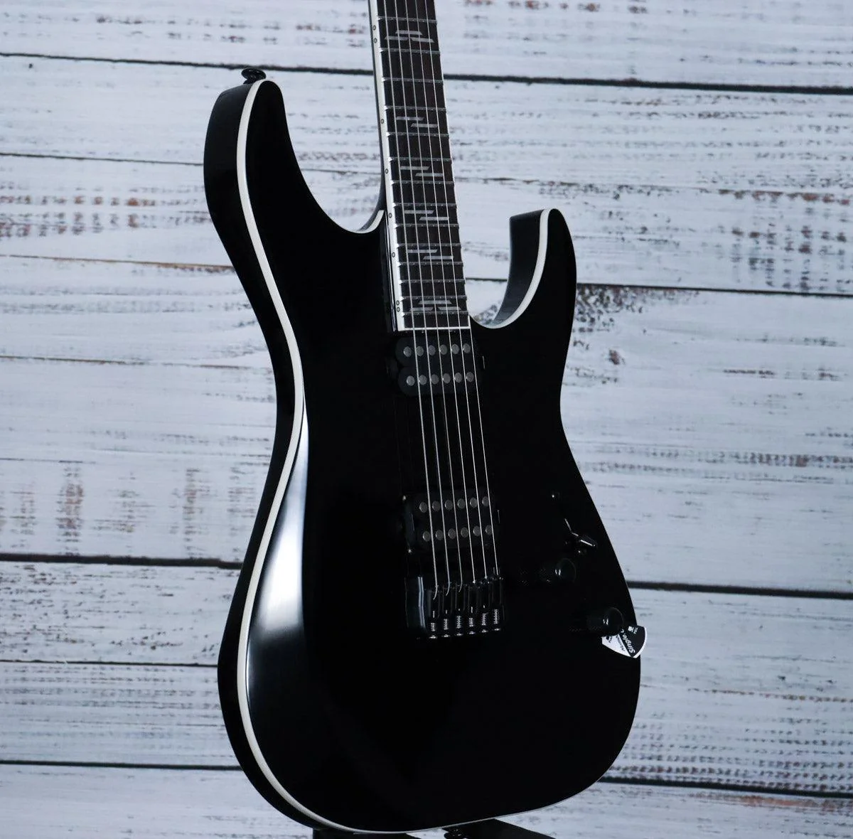 Schecter Reaper 6 Custom Electric Guitar | Gloss Black - Image 3