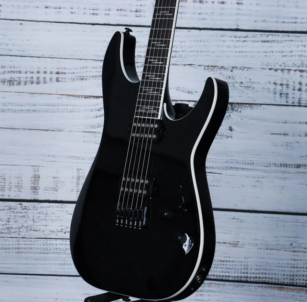 Schecter Reaper 6 Custom Electric Guitar | Gloss Black - Image 4