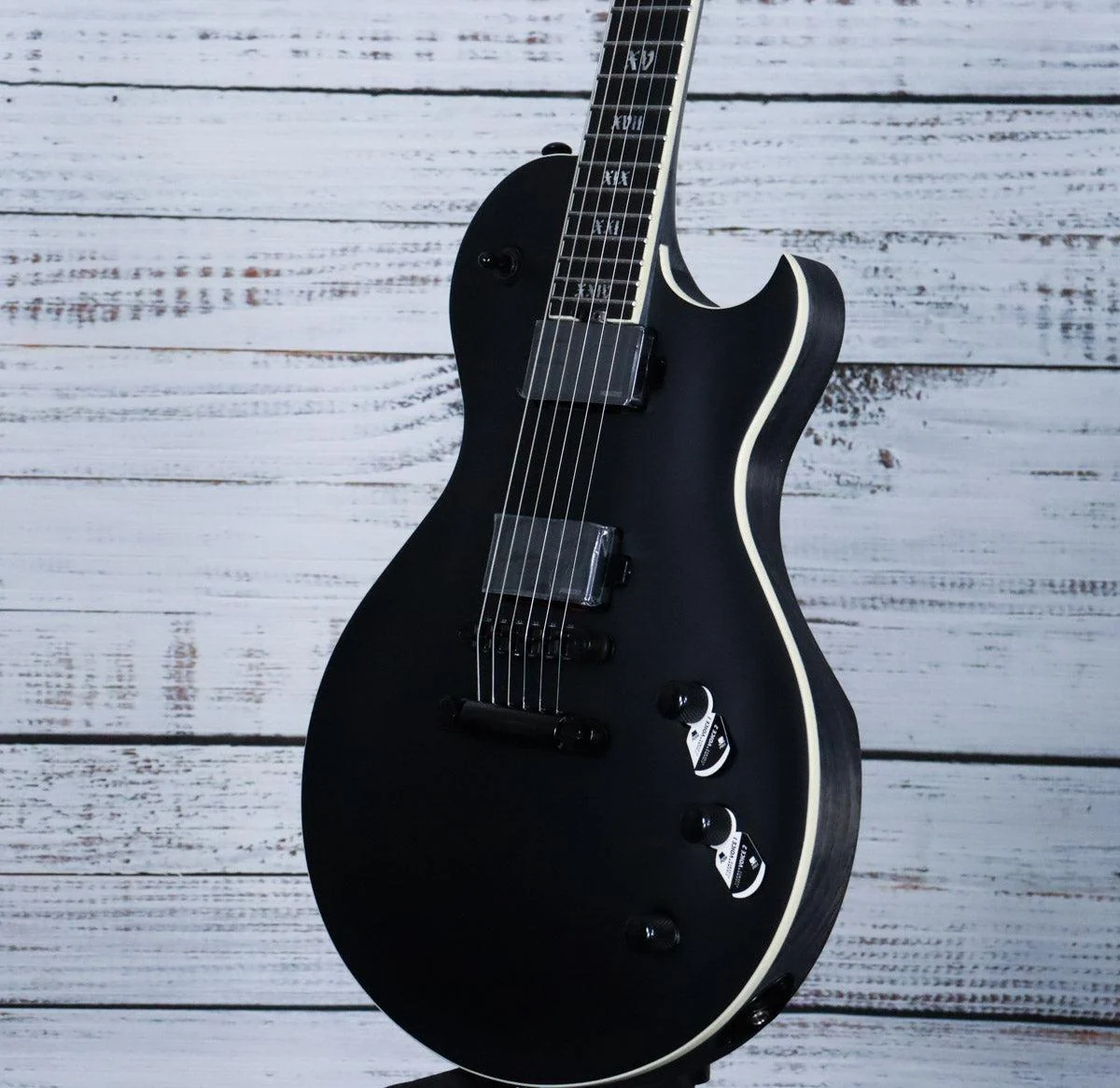 Schecter Solo-II SLS Elite Evil Twin | Satin Black - Image 5