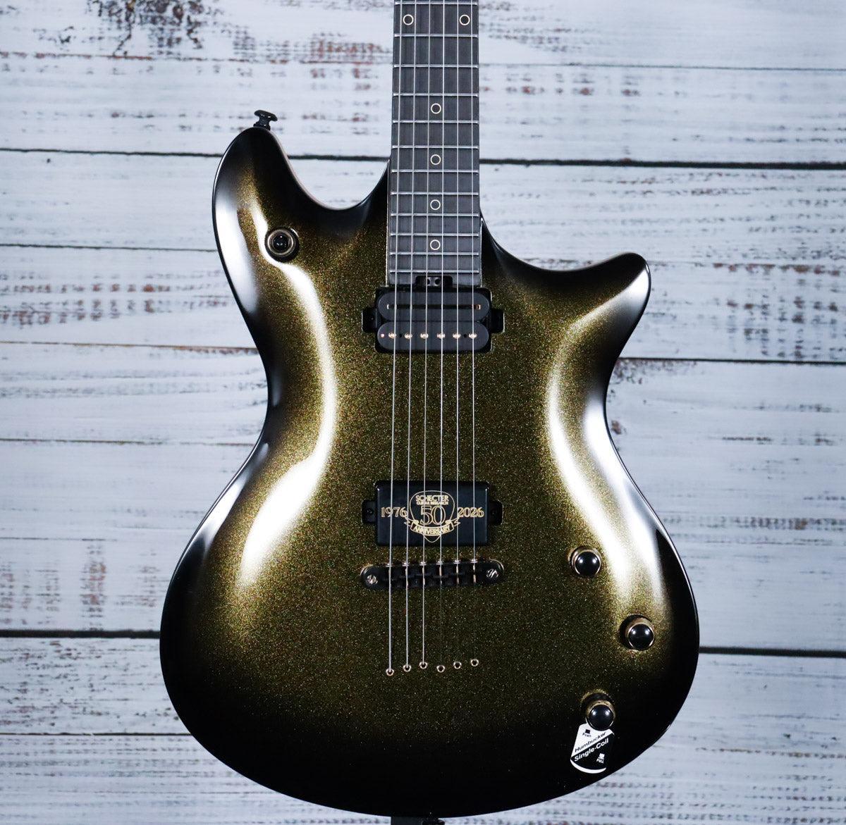 Schecter 4136 Tempest 50th Anniversary Electric Guitar w/ Hardcase | Gold Burst