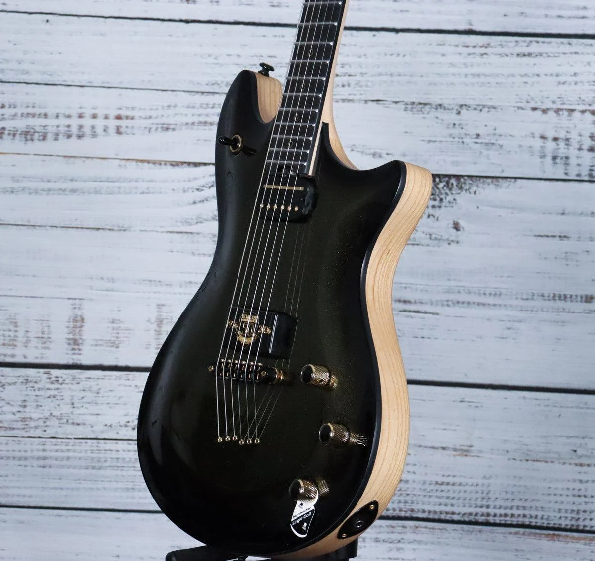 Schecter 4136 Tempest 50th Anniversary Electric Guitar w/ Hardcase | Gold Burst - Image 4