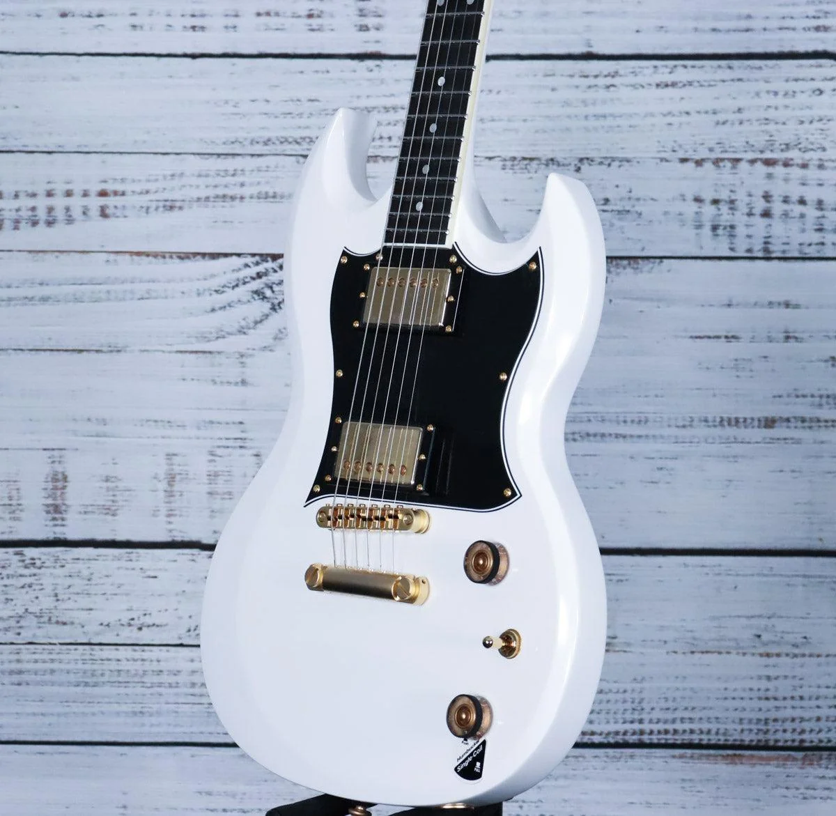 *DEMO* Schecter ZV-H6LLYW66D Signature Guitar | Gloss White - Image 4