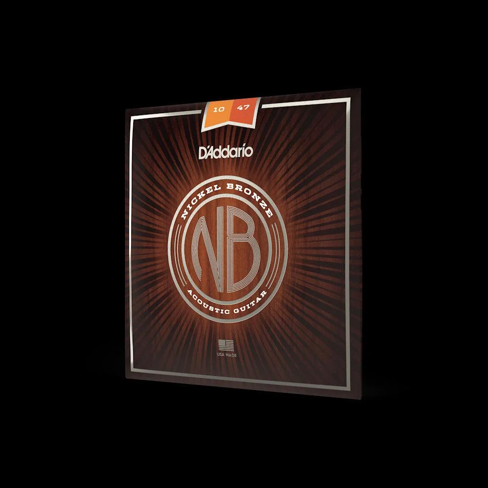 D'Addario Nickel Bronze Acoustic Guitar Strings | Extra Light | 10-47