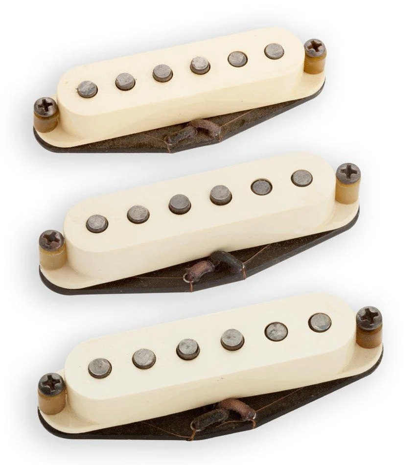 Seymour Duncan Antiquity Texas Hot 3-Piece Pickup set for Strat | Aged White