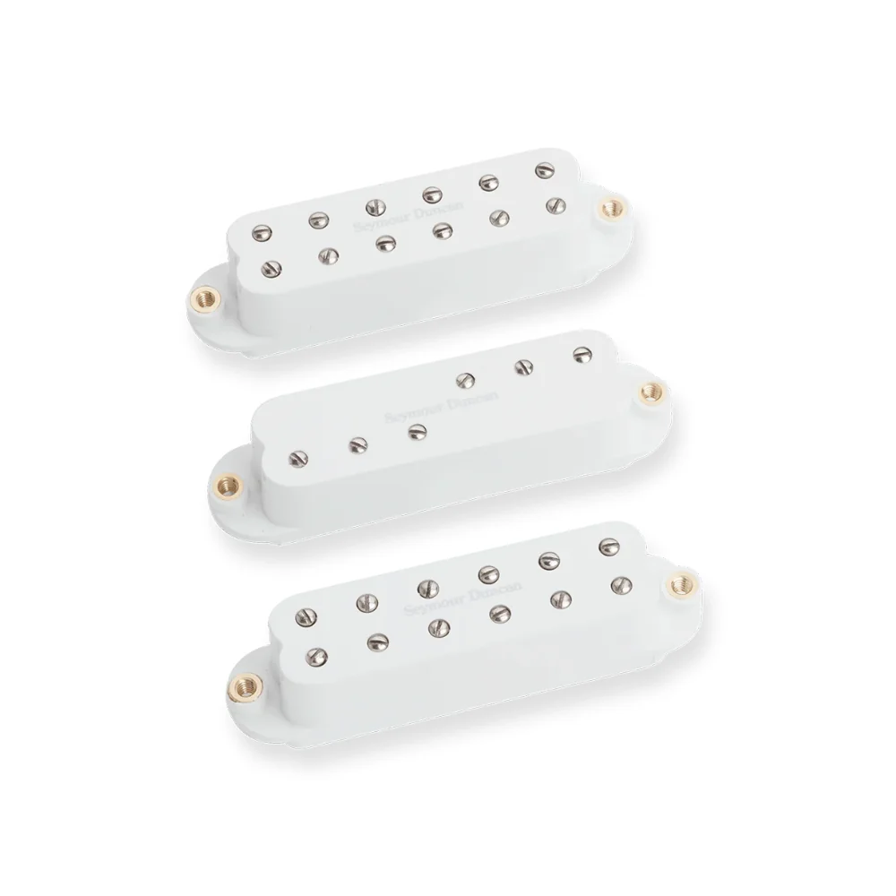 Seymour Duncan "Everything Axe Strat" Guitar Humbucker Set (Bridge/Middle/Neck) | White