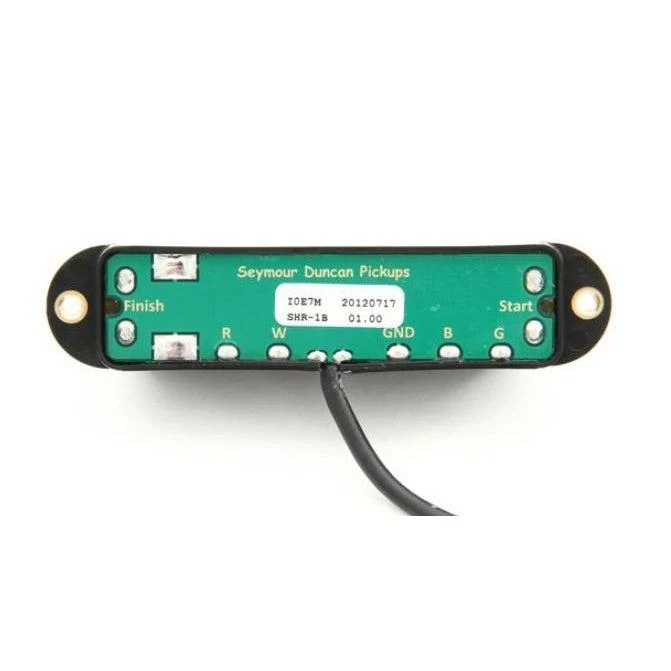 Seymour Duncan Hot Rails Bridge Strat Humbucker Electric Guitar Pickup | Black - Image 2