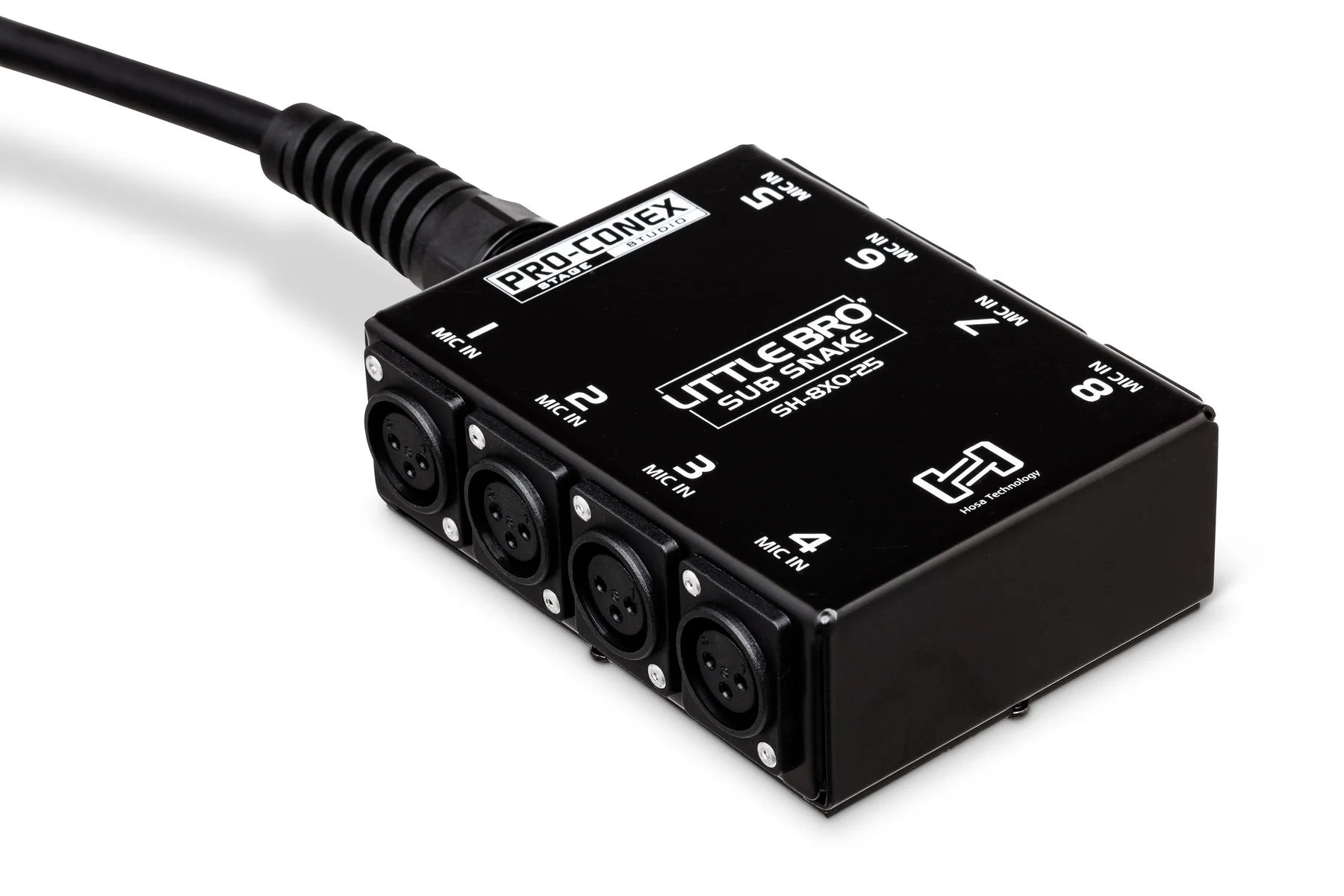 Hosa Little Bro' Sub Snake | Eight XLR3 Sends/No Returns | 25ft - Image 2