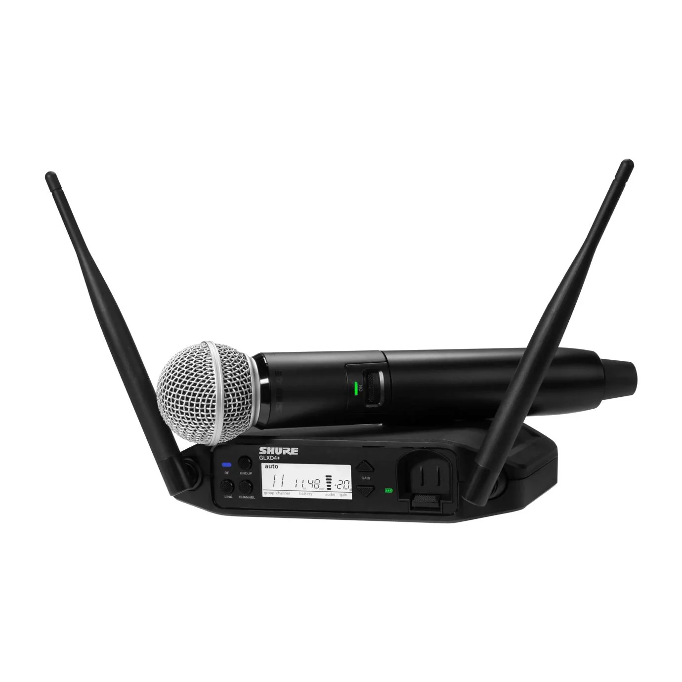 Shure GLXD24+/SM58 Digital Wireless Handheld System w/SM58 Microphone