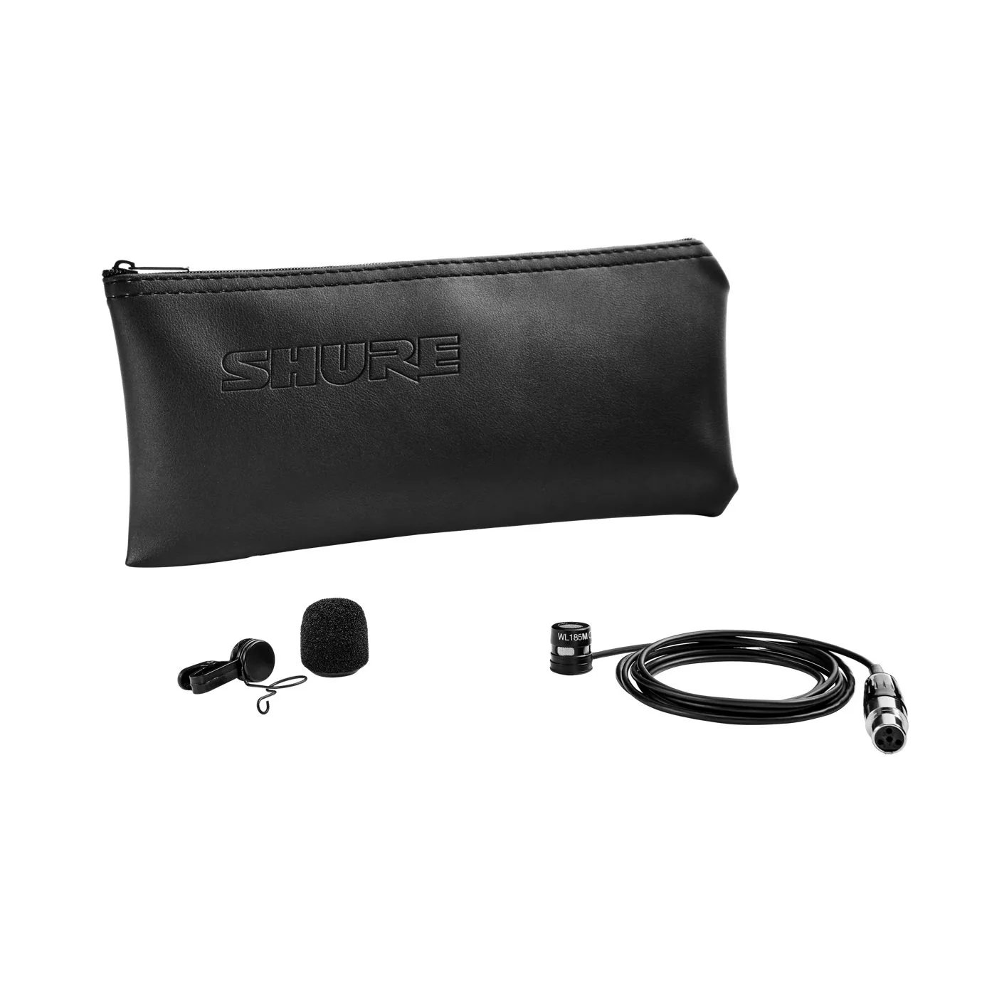 Shure WL185M Low Profile Cardioid Lavalier Mic | Black - Image 2