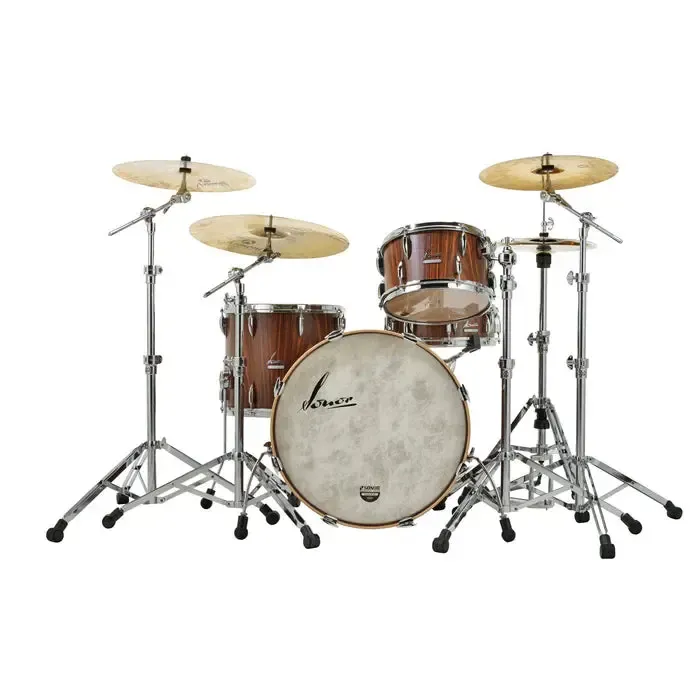 Sonor Vintage Series 3-piece Drum Set Shell Pack | 22" | Rosewood Semi-Gloss - Image 2