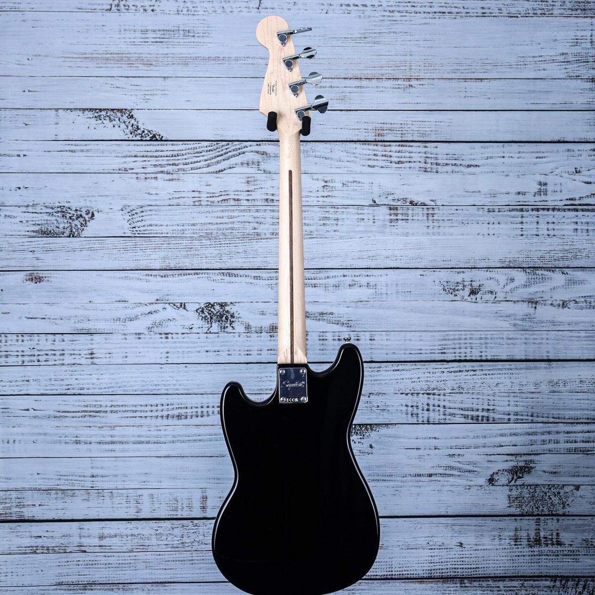 Squier Sonic Bronco Short-Scale Bass Guitar | Black, Indian Laurel Fretboard - Image 4