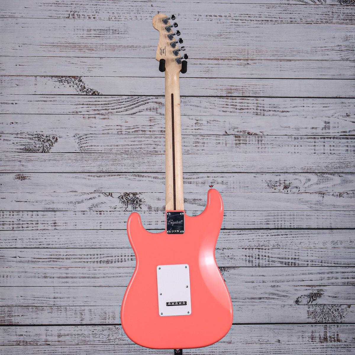 Squier Sonic Stratocaster HSS Electric Guitar w/Humbucker & Tremolo | Tahitian Coral (ProTech Inspected) - Image 4
