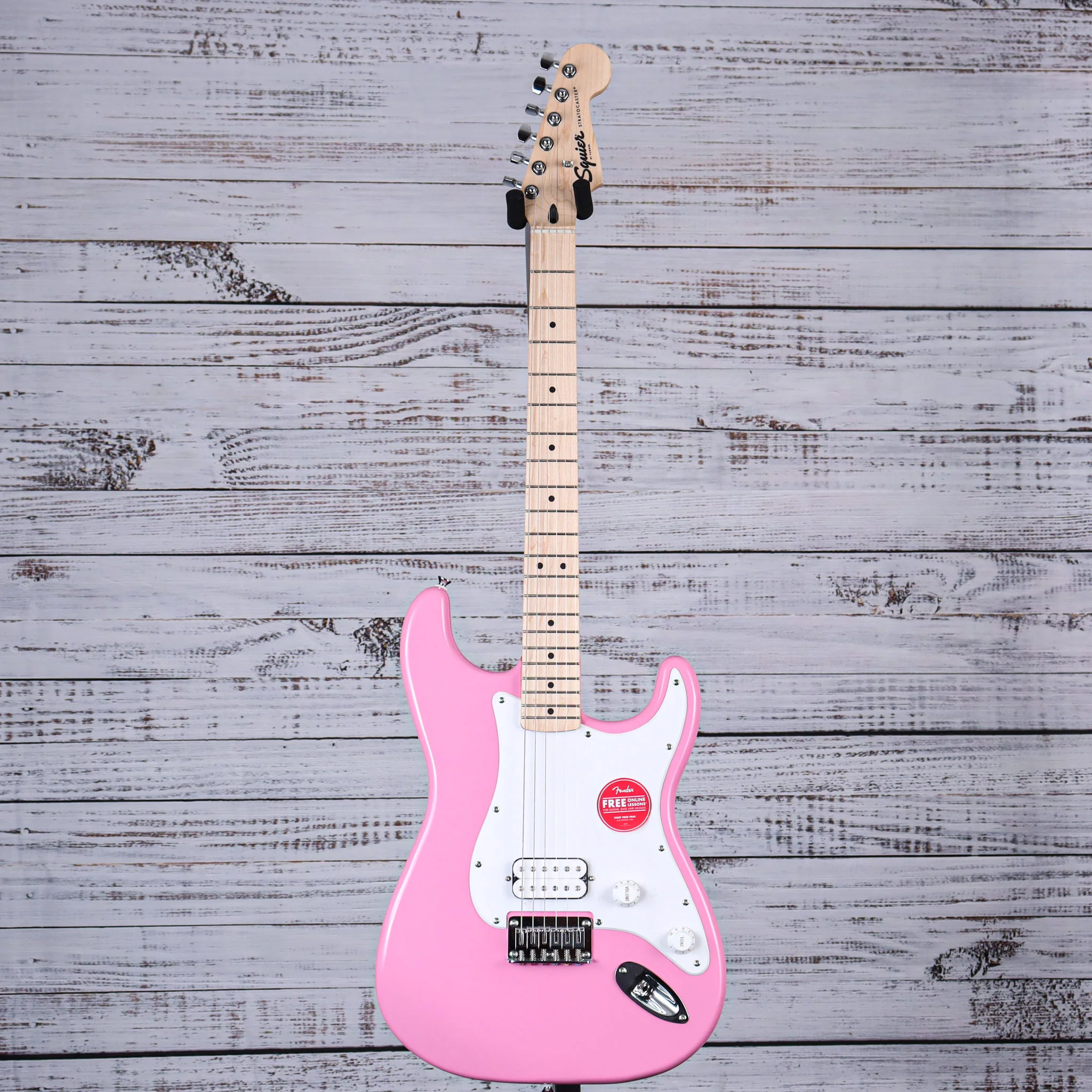 Squier Sonic Stratocaster HT H Electric Guitar w/Hardtail & Humbucker | Flash Pink (IN-STOCK) - Image 3