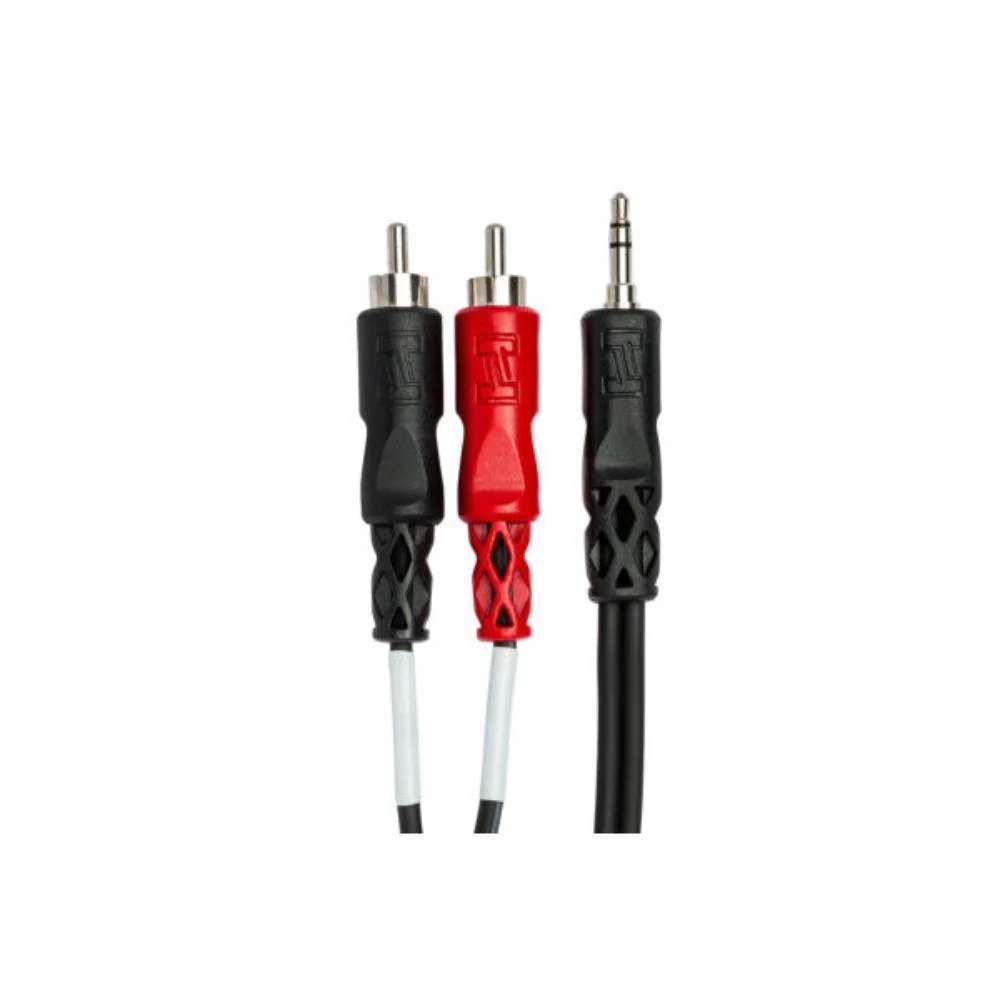 Hosa Stereo Breakout 3.5 mm TRS to Dual RCA | 3 ft - Image 2