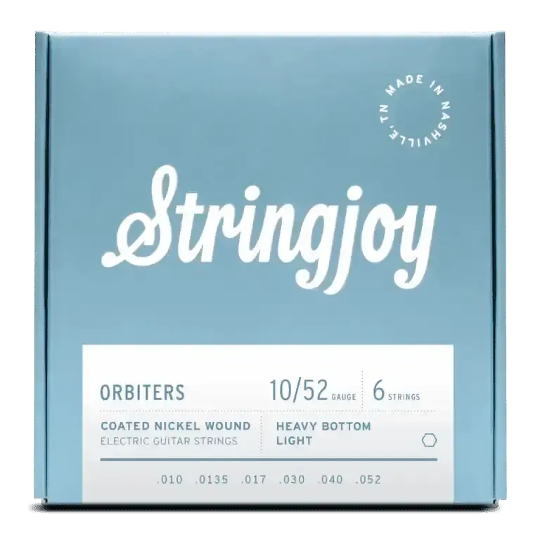 Stringjoy Orbiters Electric Guitar Strings | 10-52 (Light/Heavy Bottom)