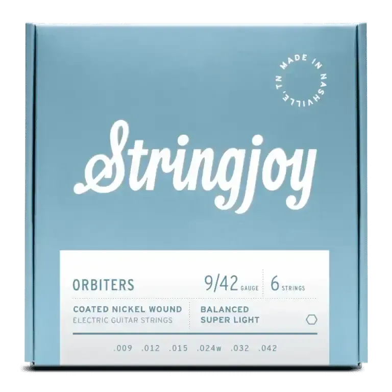 Stringjoy Orbiters Electric Guitar Strings | 9-42 (Super Light)