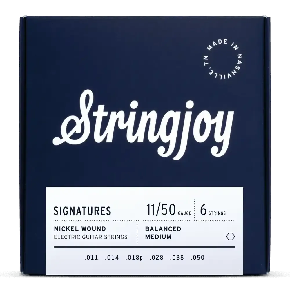 Stringjoy Signatures Electric Guitar Strings | 11-50 (Balanced Medium)
