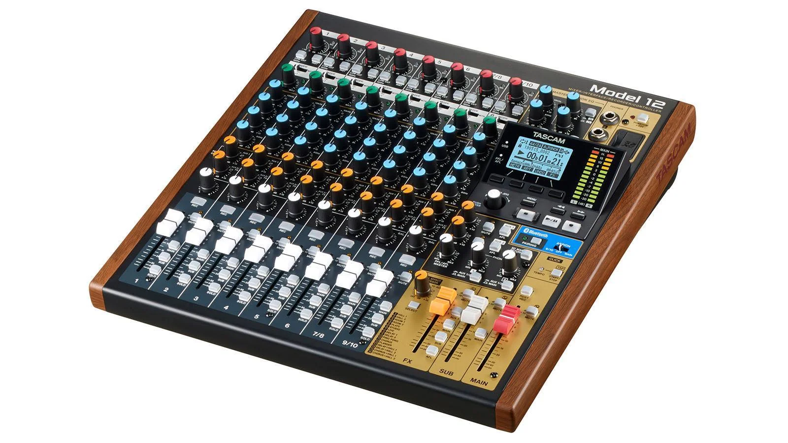 Tascam Model 12 Mixing Console w/Audio Interface - Image 4