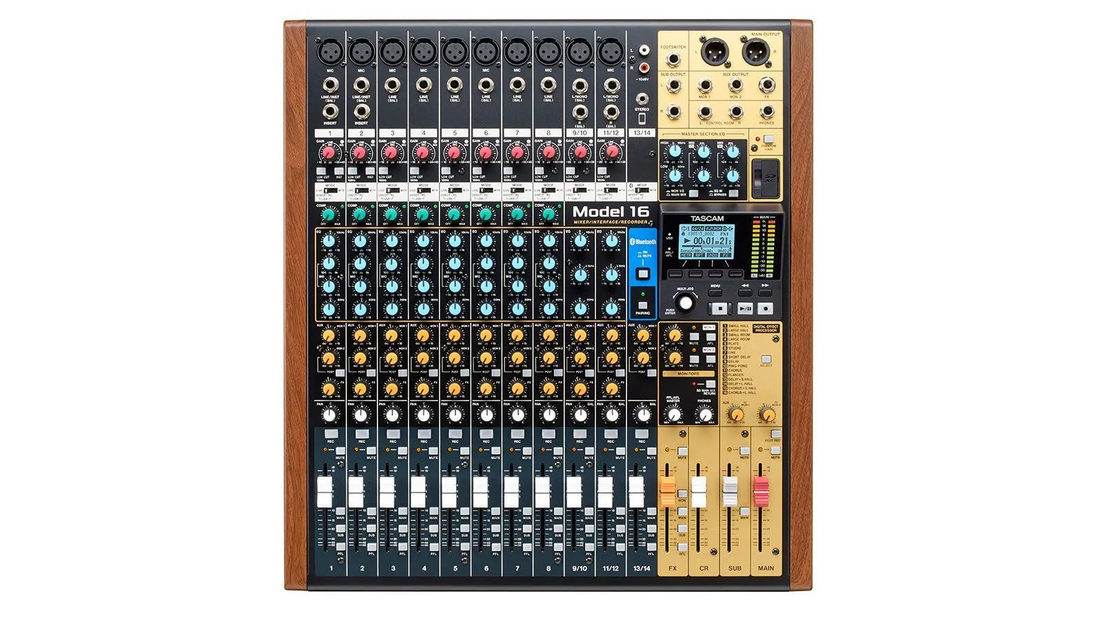 Tascam Model 16 Mixing Console w/Audio Interface