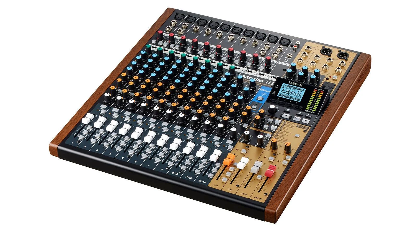 Tascam Model 16 Mixing Console w/Audio Interface - Image 4