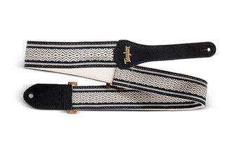 Taylor Academy Jacquard Leather Strap | White/Black