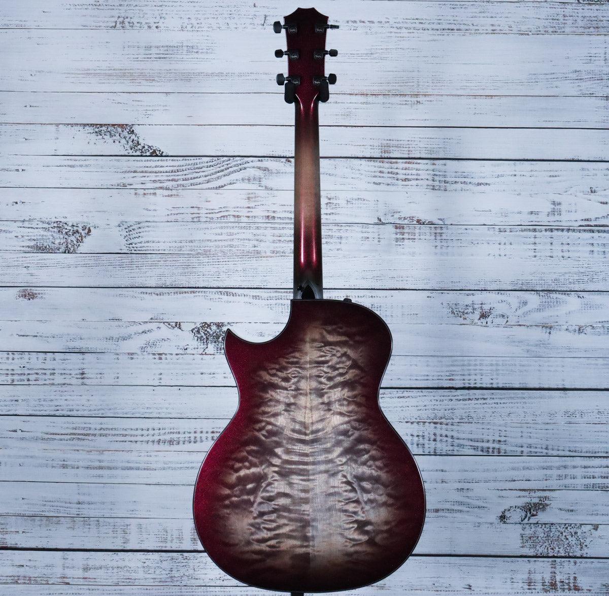 Taylor Custom C14ce B5026 Acoustic | Silver Cranberry Supernova - Image 4