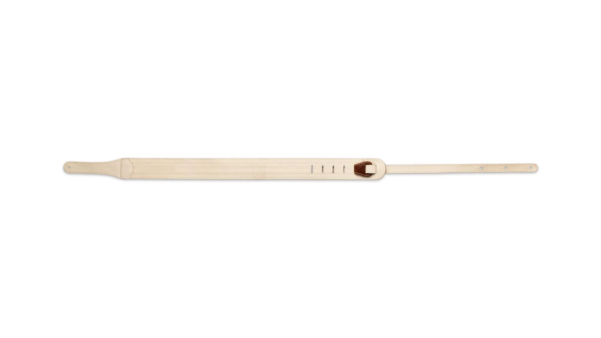 Taylor Element Leather Guitar Strap | Brown & Cream - Image 2