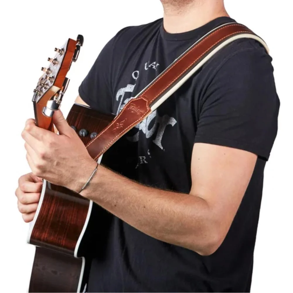 Taylor Renaissance Cordovan Leather Guitar Strap | 2.5" - Image 2