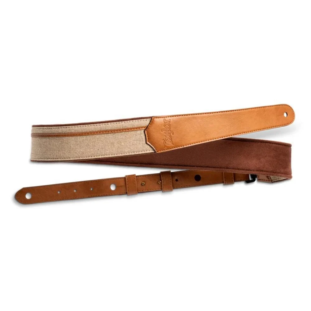 Taylor Vegan Leather Guitar Strap | 2.5" | Tan