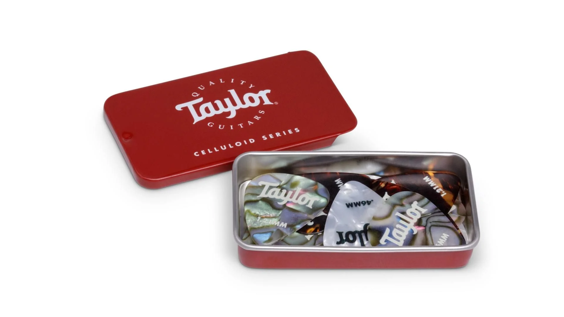 Taylor Celluloid Pick Tin | Red - Image 2