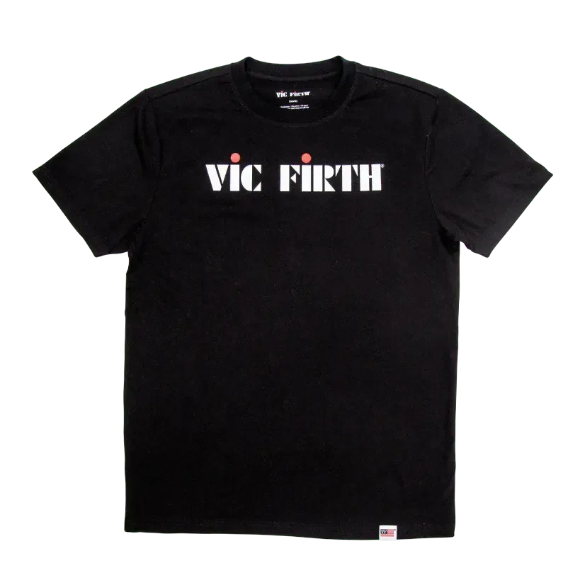 Vic Firth Black Logo Tee | L