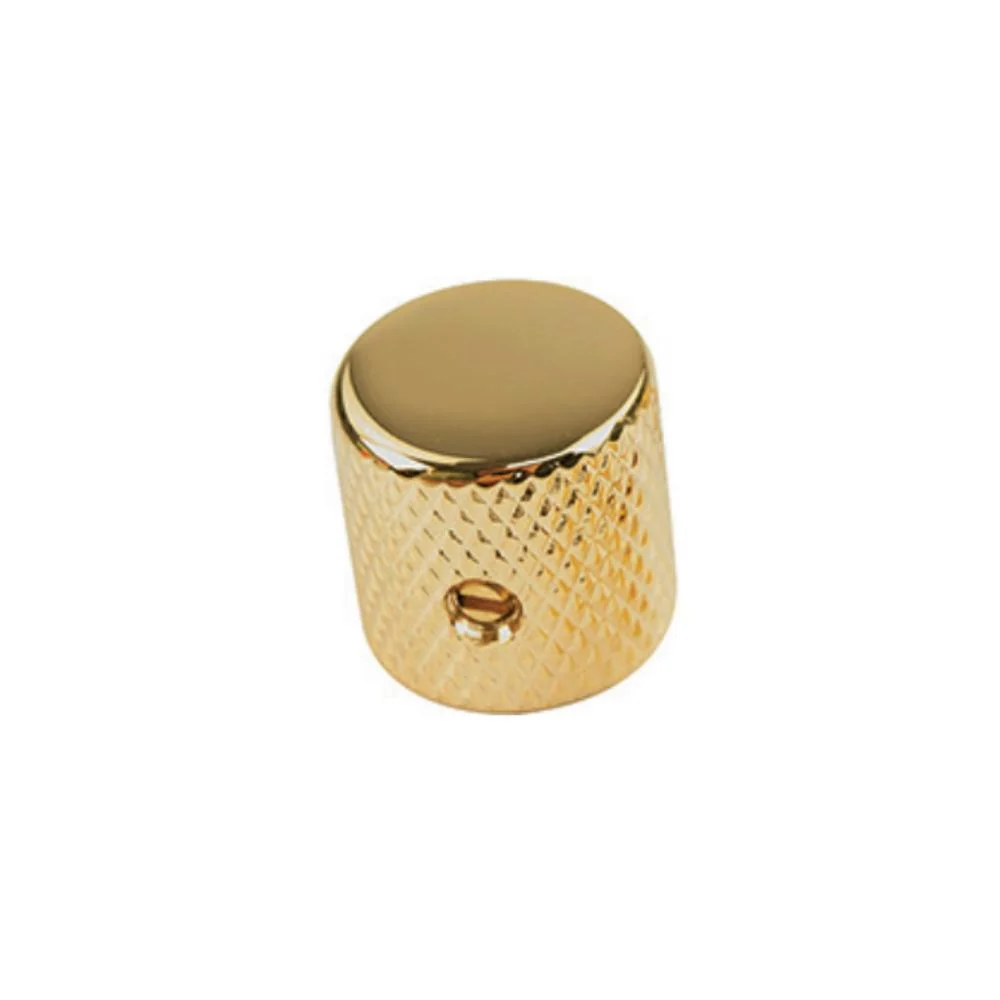 W.D. Music Barrel-Shaped Tele Style Electric Guitar Speed Knobs | Gold (2-Pack)